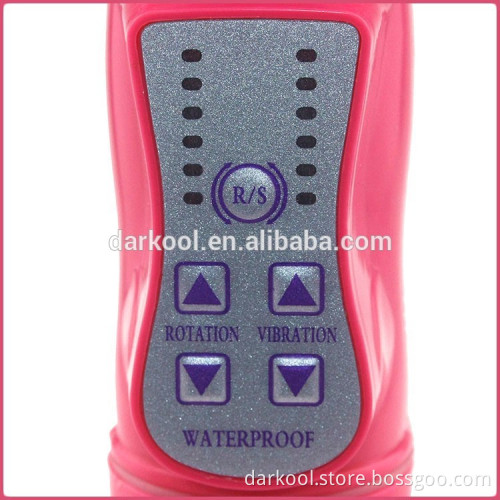 DR002/2015 Pink Purple waterproof sex toy rabbit vagina vibrator for female